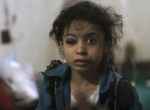 دختر بچه سوری در بیمارستان صحرایی حوالی شهر دوما (آتلانتیک)