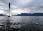 چنگال عظیم الجثه طراحی شده به مناسبت دهمین سال تاسیس موزه غذایی شرکت سویسی نستله ( فایننشال تایمز)