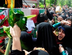 مراسم تشییع شهید پاسدار "محسن کمالی"