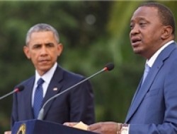 سیلی محکم رییس جمهور کنیا به اوباما