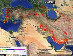 ایران و ترکیه لرزه‌خیزترین کشورهای منطقه/تمرکز 3 استان در محدوده زلزله‌خیز کشور