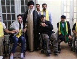 دیدار جانبازان حزب الله لبنان با رهبر معظم انقلاب