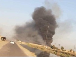 انفجار در انبار مهمات حشد شعبی در نزدیکی پایگاه "بلد" در شمال عراق