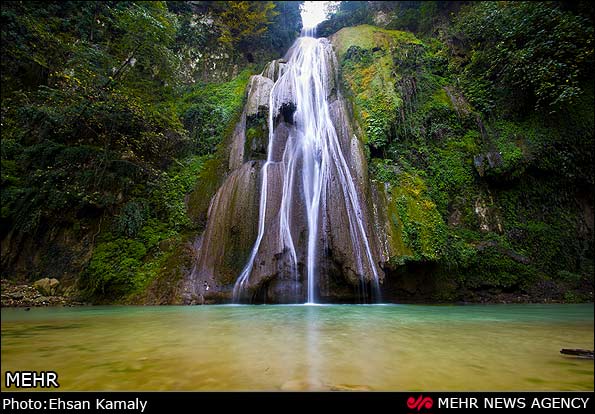 تصاویری از آبشار زیبا و با طراوت لوه