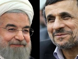 روحانی و احمدی‌نژاد روی هم را سفید کردند