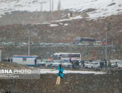 آسمان ۸ استان برفی و بارانی