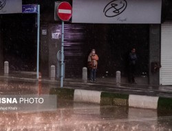 بارش باران و وزش باد شدید در غالب نقاط کشور