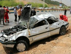 تجاوز از سرعت مجاز و مطمئنه عامل تصادفات مرگبار