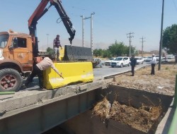 طرح ایمن‌سازی بزرگراه‌ها و معابر کرمانشاه با هدف کاهش نقاط حادثه‌خیز در حال اجرا است